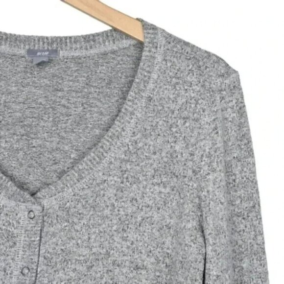 Aerie Romper Playsuit Long Sleeve Snap Front Gray Loungewear Size Medium - Picture 5 of 11